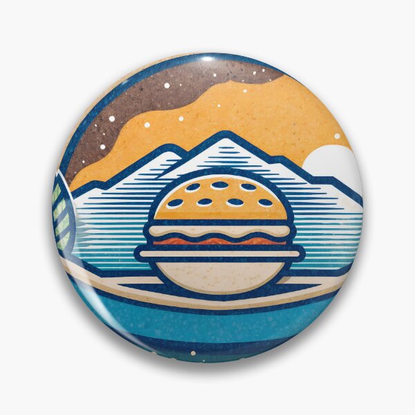 Item preview, burger cartoon logo design designed and sold by Creative88Art.