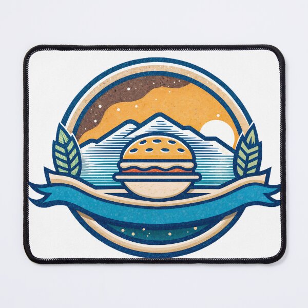 Item preview, burger cartoon logo design designed and sold by Creative88Art.
