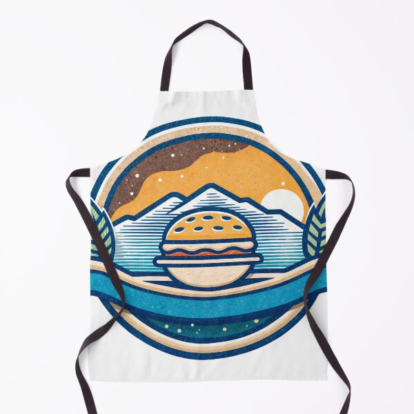 Item preview, burger cartoon logo design designed and sold by Creative88Art.