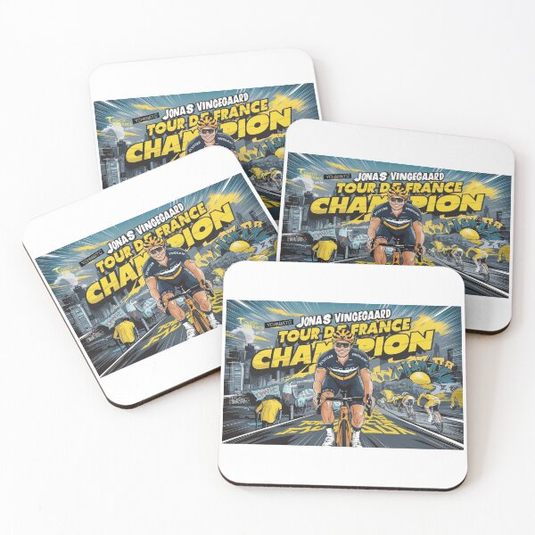Item preview, Jonas Vingegaard: Tour de France Champion - Dynamic Cycling Race Design designed and sold by Colorful-Garden.