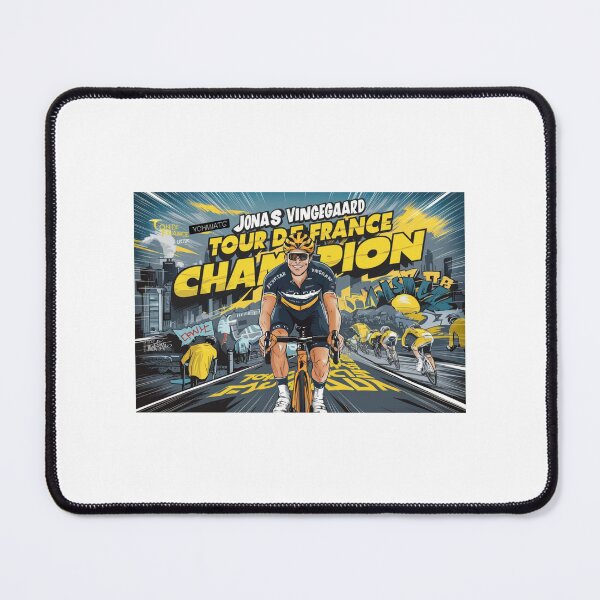 Item preview, Jonas Vingegaard: Tour de France Champion - Dynamic Cycling Race Design designed and sold by Colorful-Garden.