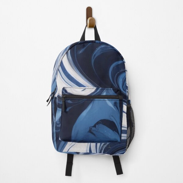 Item preview, Liquid Abstract In Navy, Blue And White designed and sold by SeamPix.