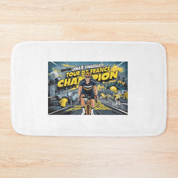 Item preview, Jonas Vingegaard: Tour de France Champion - Dynamic Cycling Race Design designed and sold by Colorful-Garden.