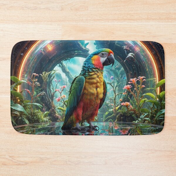 Item preview, colorful fantasy jungle parrot designed and sold by dimitrisbar.