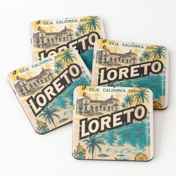 Item preview, Loreto Baja California Sur Mexico Magic Town Postcard Vintage Travel designed and sold by TravelPostcardGems.