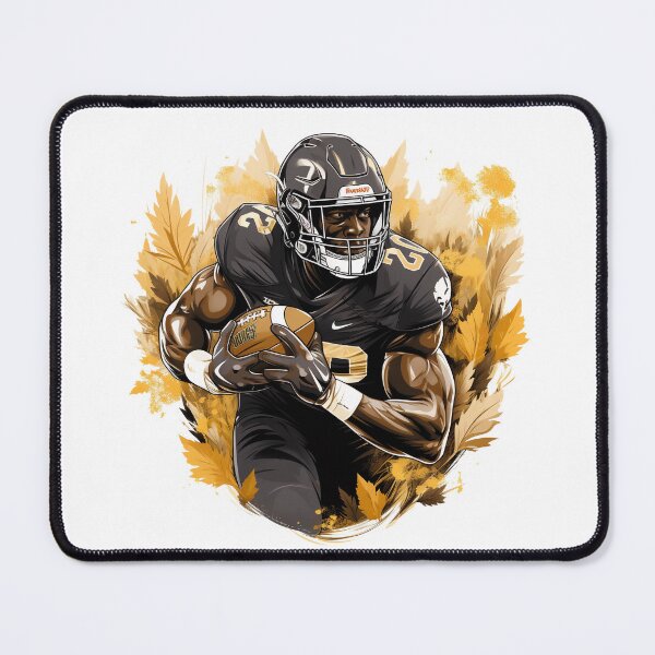 Item preview, Football Player  Watercolor Black Shirt  designed and sold by vallass.