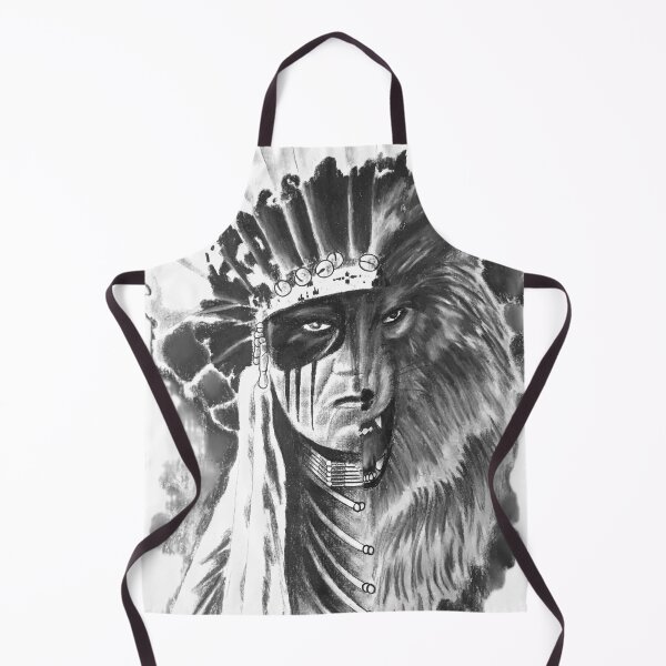 Artikelvorschau, Indianer/Wolf entworfen und verkauft von MatrixTattoo.