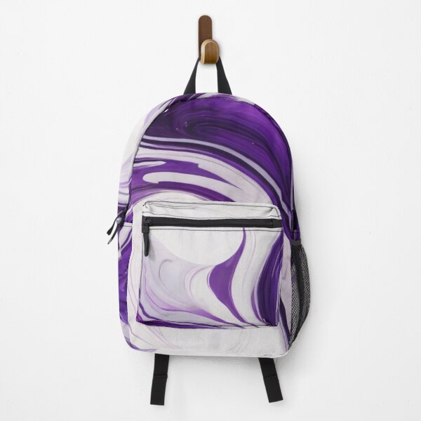 Item preview, Liquid Abstract In Purple And White designed and sold by SeamPix.