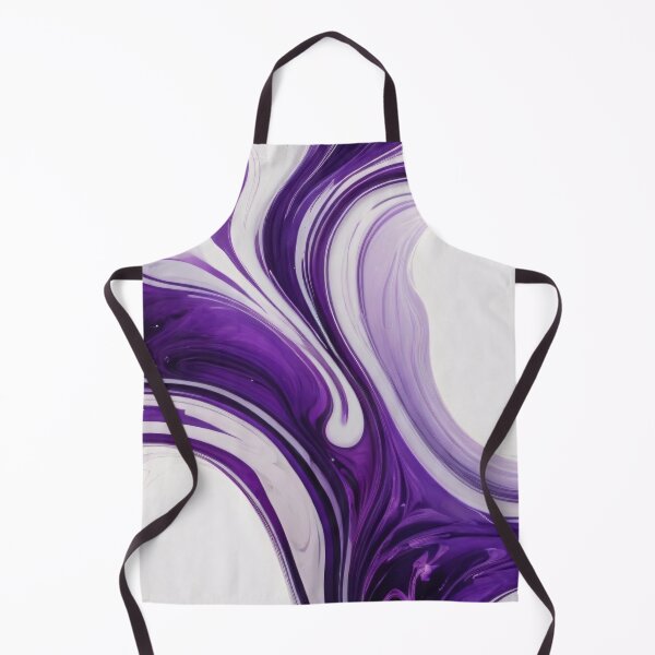 Item preview, Liquid Abstract In Purple And White designed and sold by SeamPix.
