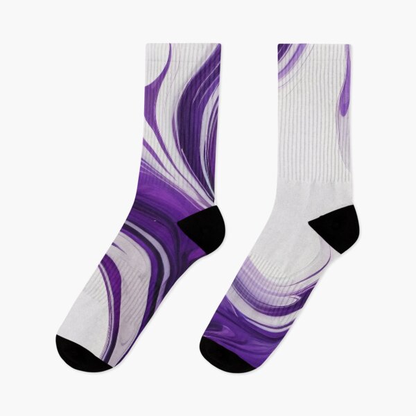 Item preview, Liquid Abstract In Purple And White designed and sold by SeamPix.
