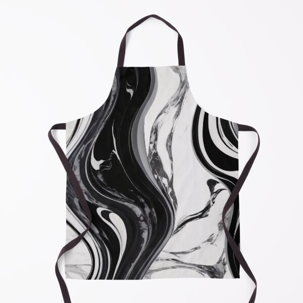 Item preview, Liquid Abstract In Black And White designed and sold by SeamPix.