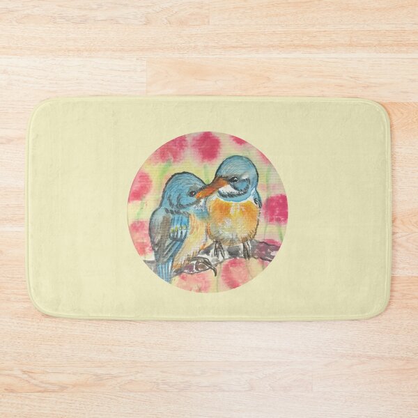 Item preview, Romantic birds couple watercolor  designed and sold by altairaleon.