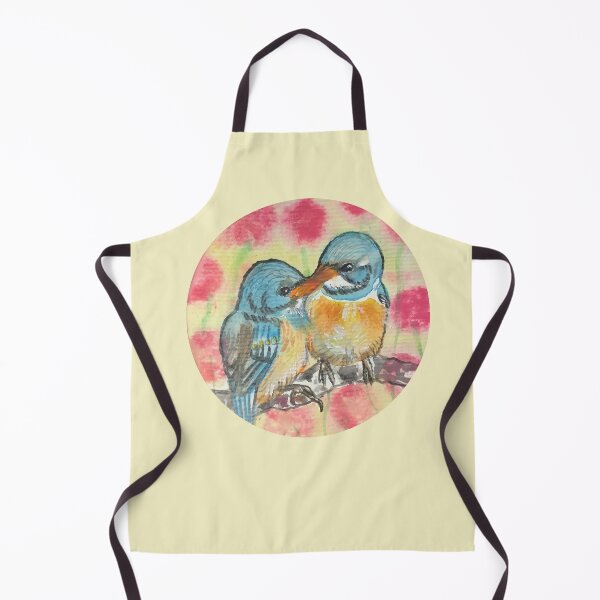 Item preview, Romantic birds couple watercolor designed and sold by altairaleon.