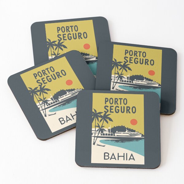 Item preview, Una ilustración de viajes vintage de Porto Seguro - Bahía - Brasil  designed and sold by GoodOldVintage.