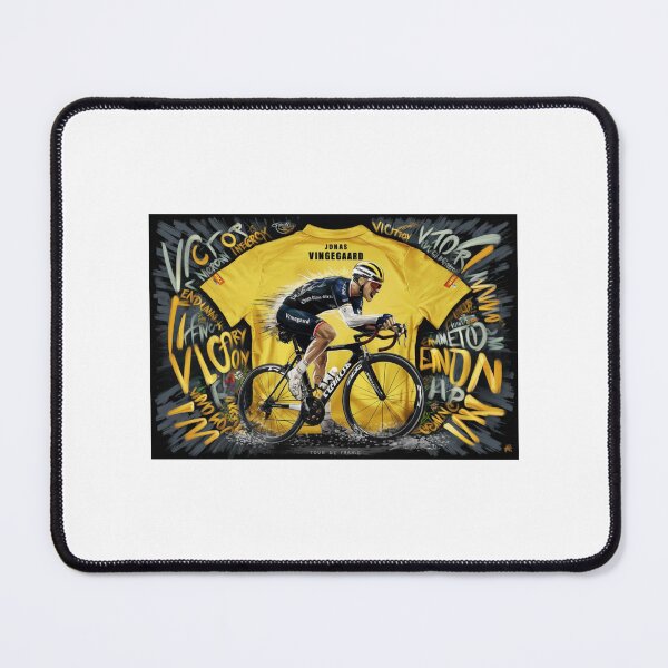 Item preview, Jonas Vingegaard: Tour de France Champion - Dynamic Cycling Race Design designed and sold by Colorful-Garden.