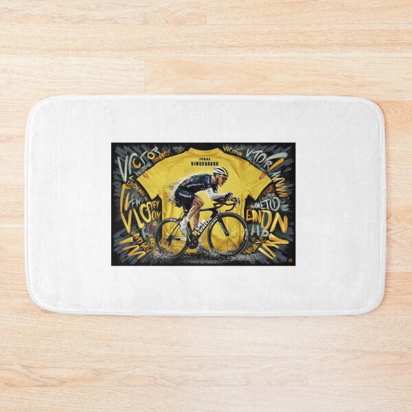 Item preview, Jonas Vingegaard: Tour de France Champion - Dynamic Cycling Race Design designed and sold by Colorful-Garden.