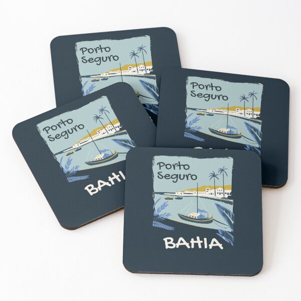 Item preview, Una ilustración de viajes vintage de Porto Seguro - Bahía - Brasil  designed and sold by GoodOldVintage.