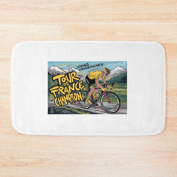 Item preview, Jonas Vingegaard: Tour de France Champion - Dynamic Cycling Race Design designed and sold by Colorful-Garden.