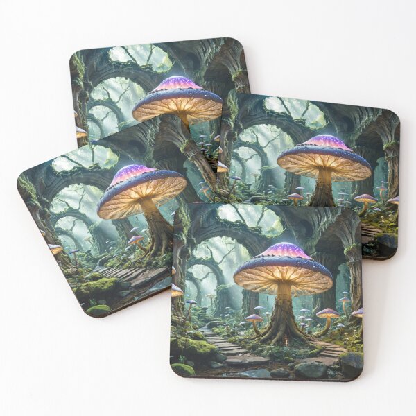 Item preview, mystical forest mushroom fantasy designed and sold by dimitrisbar.