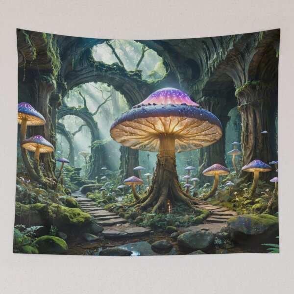 Item preview, mystical forest mushroom fantasy designed and sold by dimitrisbar.
