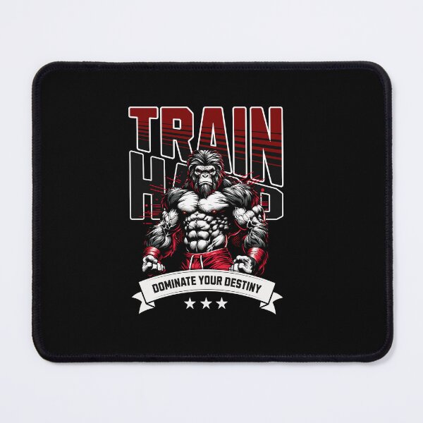 Item preview, train hard apes bodybuilding designed and sold by ShawishArt.