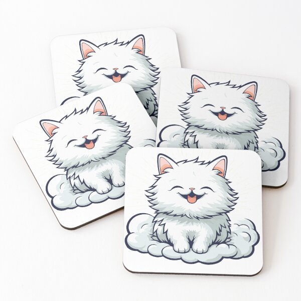 Item preview, Adorable and Sweet Cat Sticker designed and sold by Aqmean.