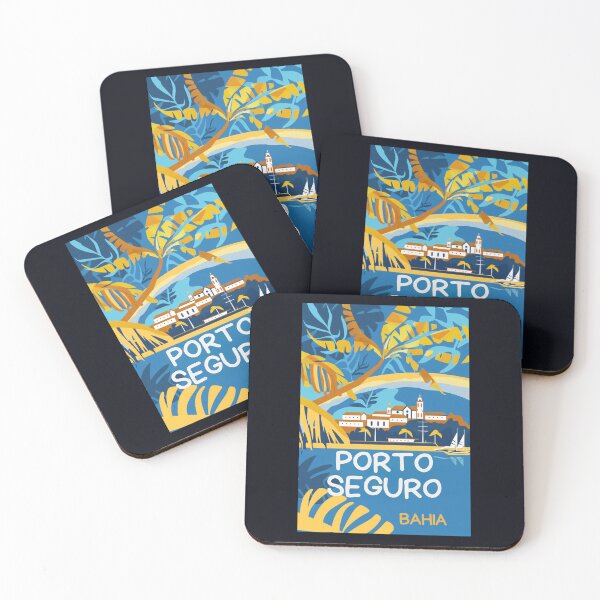 Item preview, Una ilustración de viajes vintage de Porto Seguro - Bahía - Brasil  designed and sold by GoodOldVintage.