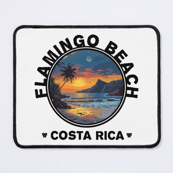Item preview, Flamingo Beach - Costa Rica (with Black Lettering) designed and sold by VelvetRoom.
