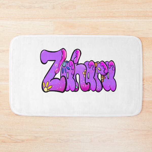 Item preview, Zahara popular girls name woman women’s first name in purple drip calligraphy Zahara designed and sold by Artonmytee.