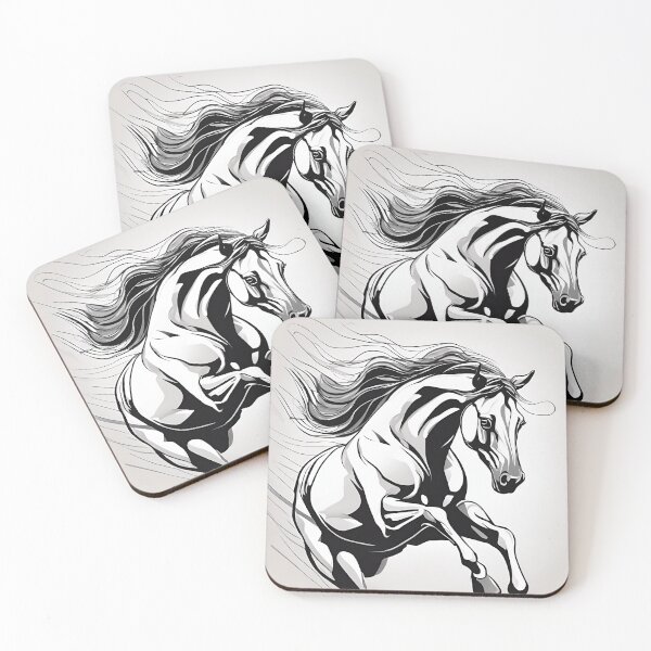 Item preview, Dynamic Horse Gallop Sketch designed and sold by TrendyGalaxy.