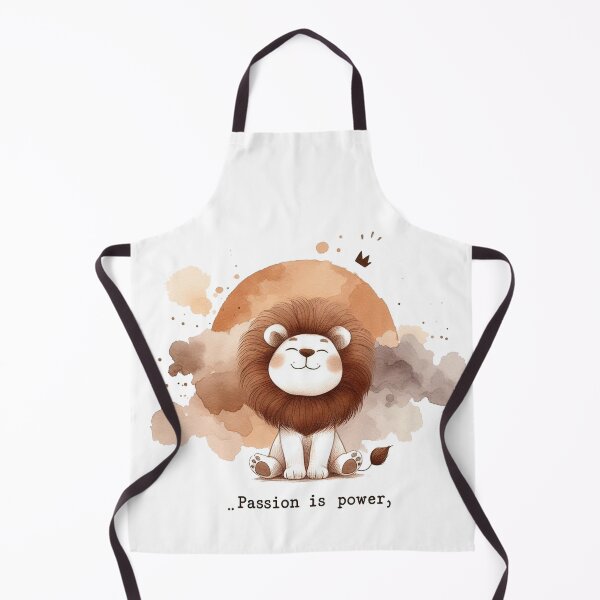 Item preview, Passion is Power Cute Brown Lion feeling Good designed and sold by Nanthanon.
