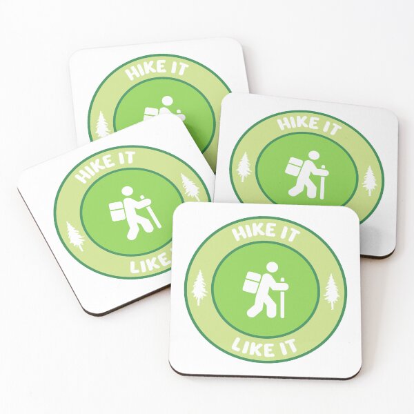 Item preview, Hiked It Liked It! Funny Hiking Badge designed and sold by PMCreative.