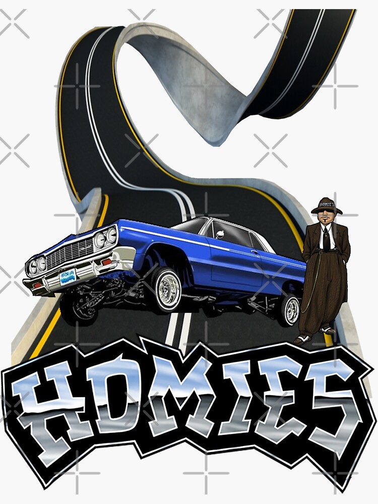 Lowrider 90s Homies Old School Chicano