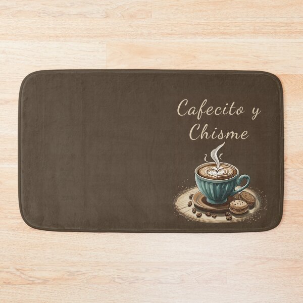 Item preview, cafecito y gossip spanish funny quotes designed and sold by La Loca.