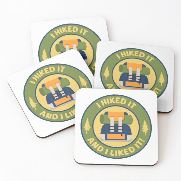 Item preview, I Hiked It And I Liked It! Funny Hiking Badge designed and sold by PMCreative.