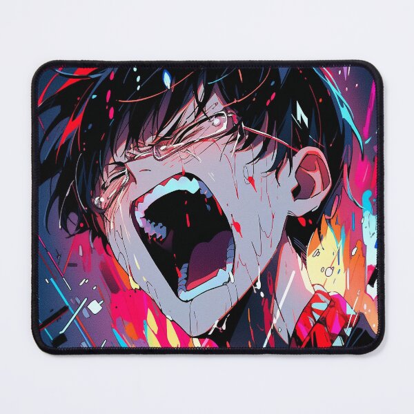 Item preview, Screaming Freedom in Vivid Colorful Chaos by AI designed and sold by DigitAIShop.