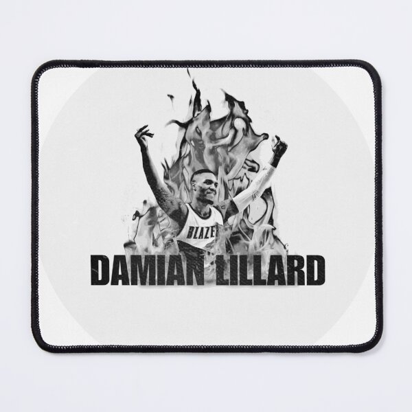 Item preview, Blazing Damian Lillard - Portland Trail Blazers designed and sold by BasketLegends.