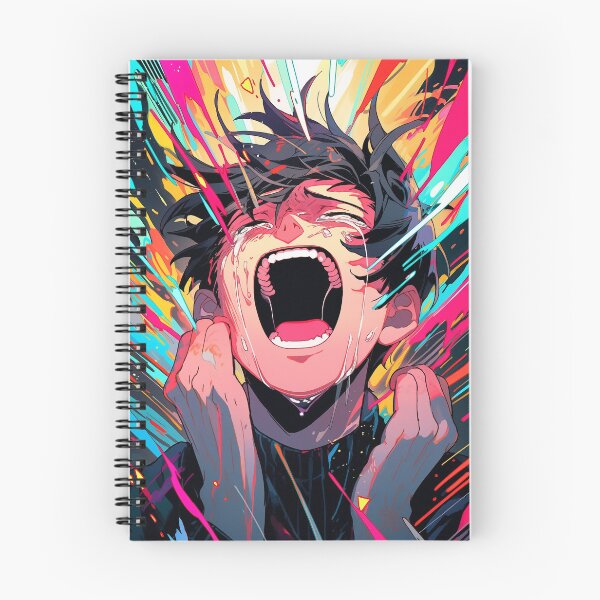 Item preview, Explosive Emotions: Cry of Vibrant Pain by AI designed and sold by DigitAIShop.