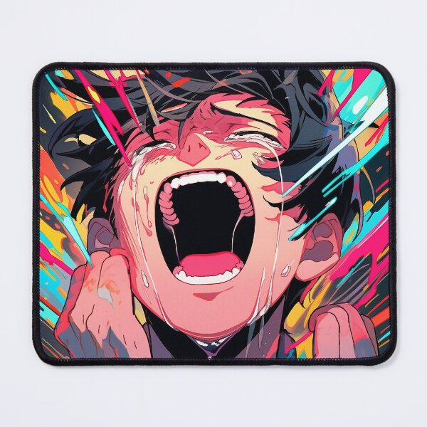 Item preview, Explosive Emotions: Cry of Vibrant Pain by AI designed and sold by DigitAIShop.