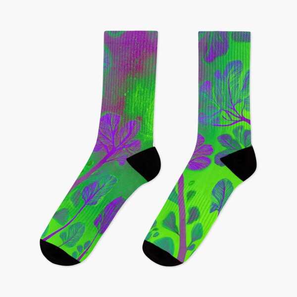 Item preview, Festival atmosphere, psychedelic forest –green, purple. designed and sold by My-fake-places.