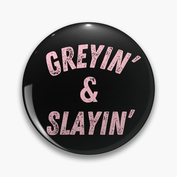 Item preview, Greyin And Slayin Funny Grey Hair Don't Care designed and sold by ceddybaby612.