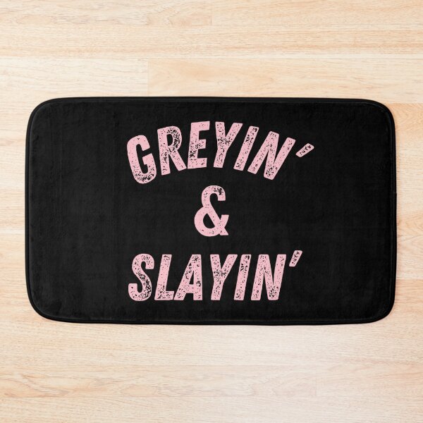 Item preview, Greyin And Slayin Funny Grey Hair Don't Care designed and sold by ceddybaby612.