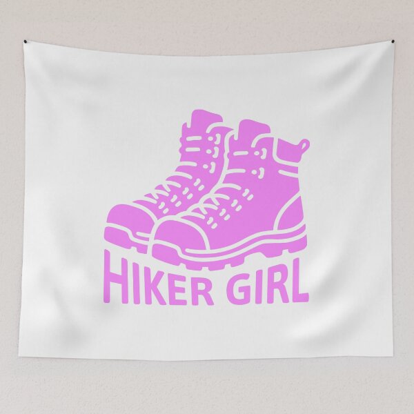 Item preview, Hiker Girl! Pink Hiking Boots designed and sold by PMCreative.