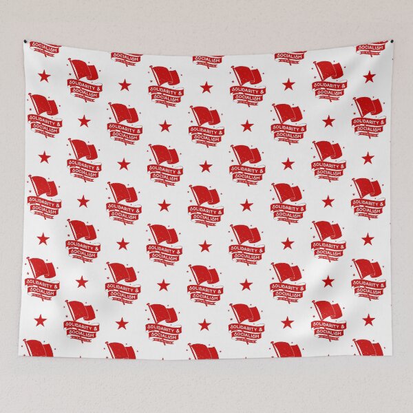 Item preview, Red Flag - Solidarity & Socialism designed and sold by Eat the Rich.