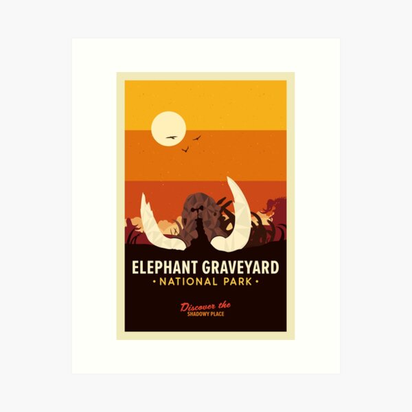 Aperçu de l'œuvre Parc national du cimetière des éléphants  créée et vendue par magrodanny.