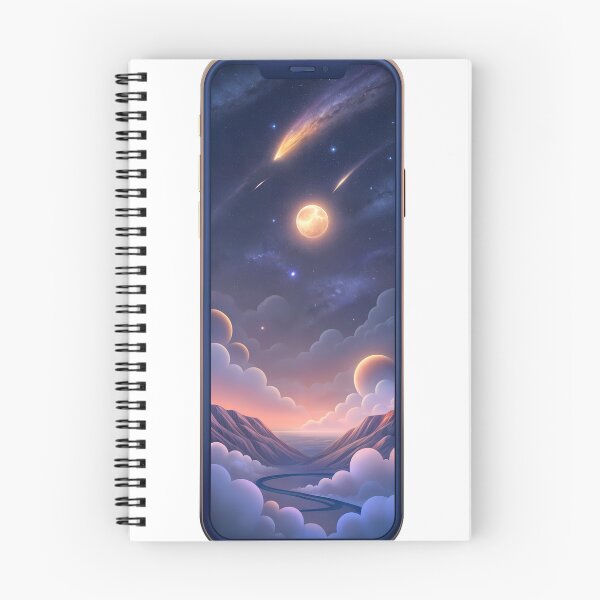 Item preview, isolated digital art ,smartphone with sky designed and sold by Creative88Art.