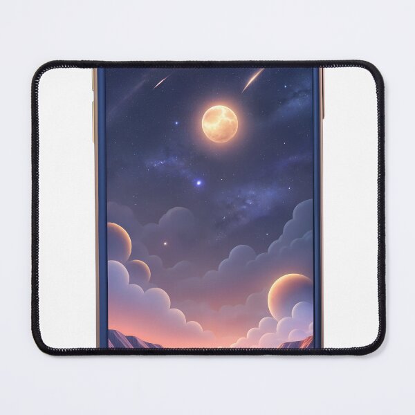 Item preview, isolated digital art ,smartphone with sky designed and sold by Creative88Art.