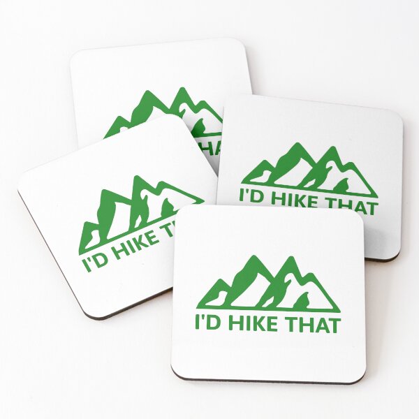 Item preview, I'd Hike that! Funny Green Mountain Hiking designed and sold by PMCreative.