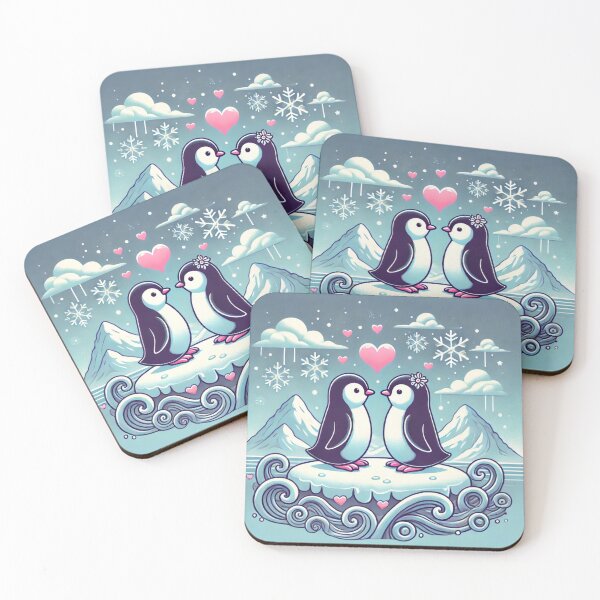 Item preview, Cute Penguin Love Encounter designed and sold by WildVista.