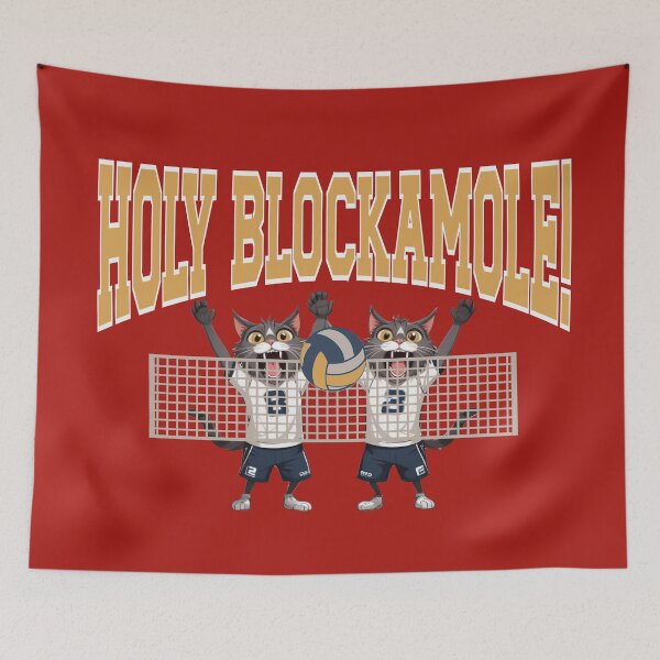 Item preview, Holly Blockamole Funny cat Volleyball designed and sold by Colorfulman.